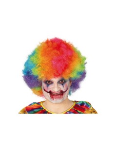 Parrucca Ricci Multicolor per Feste, Travestimenti e Halloween