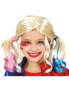 Parrucca Codini Colorati per Bambini, Accessorio per Feste e Halloween