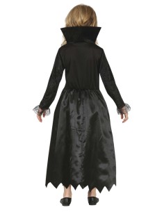 Costume Vampira, Abito, Taglia 5-6 Anni, Tema Halloween