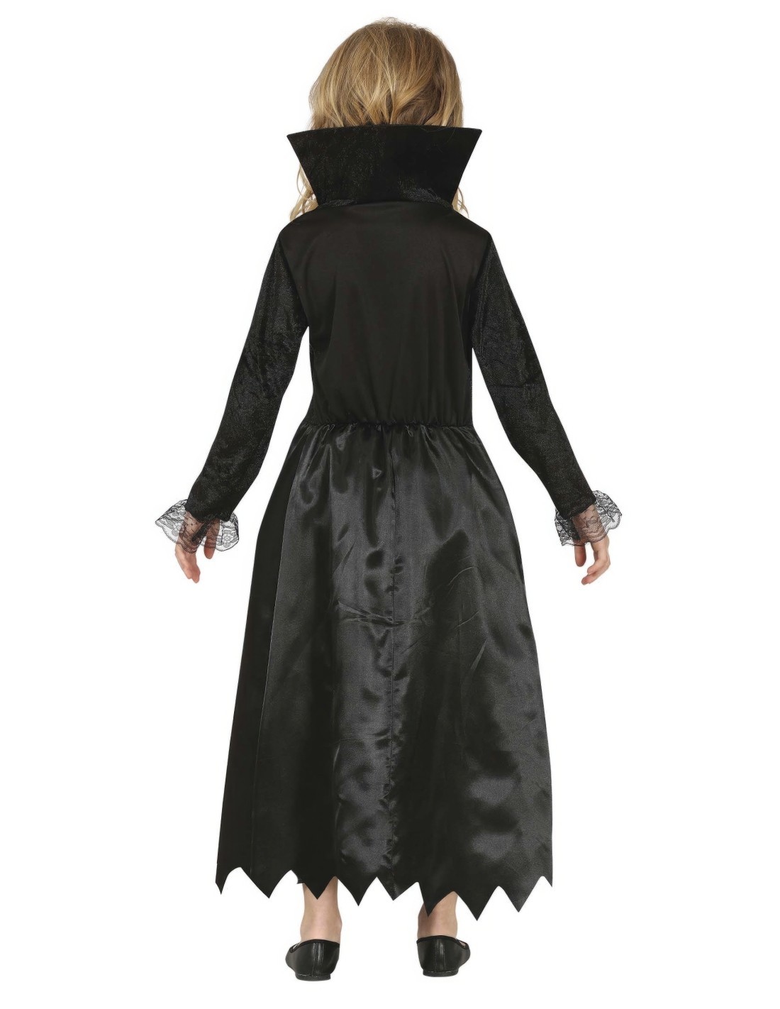 Costume Vampira, Abito, Taglia 5-6 Anni, Tema Halloween