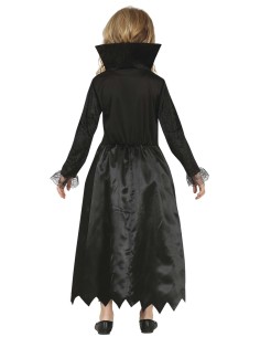 Costume Vampira, Abito Taglia 7-9 Anni, Tema Halloween, Vampiri