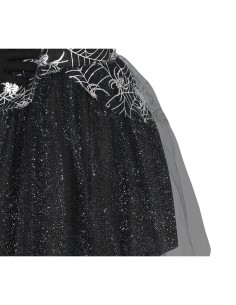 Costume Silver Witch, Sombrero e Abito, taglia 3-4 anni Tema Streghe, Halloween