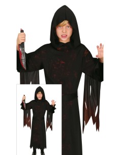 Costume Hooded Assassin Taglia 7-9 Anni, Tema Halloween