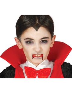 Costume Conte Vampiro, Body, Camicia, Mantello, Taglia 10-12 Anni