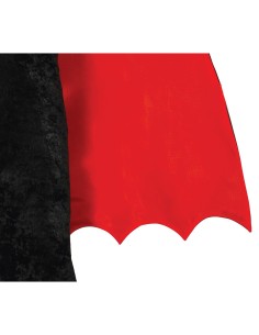 Costume Conte Vampiro, Body, Camicia, Mantello, Taglia 10-12 Anni