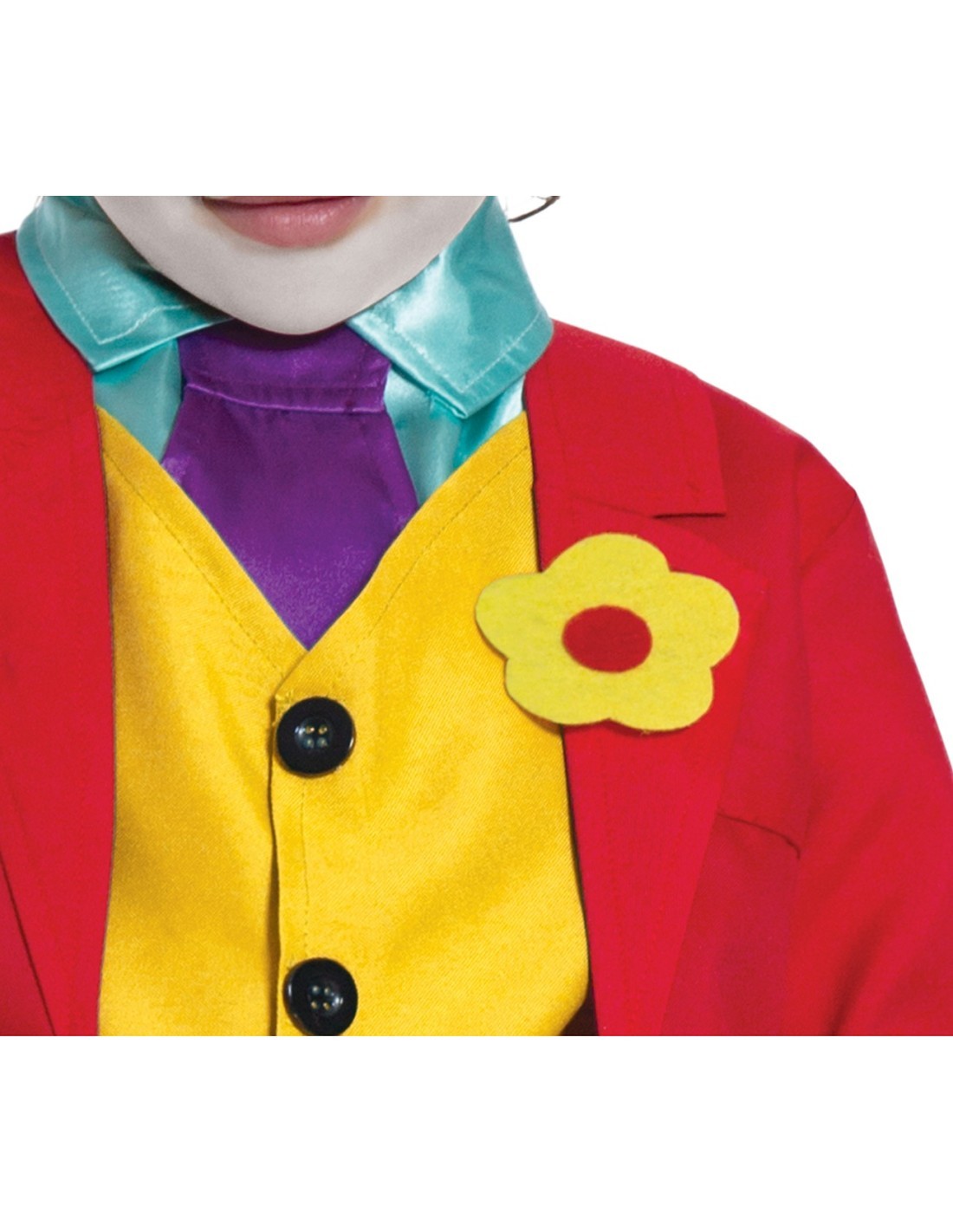 Mr Smile Costume Halloween, Taglia 5-6 anni, Costumi per Bambini