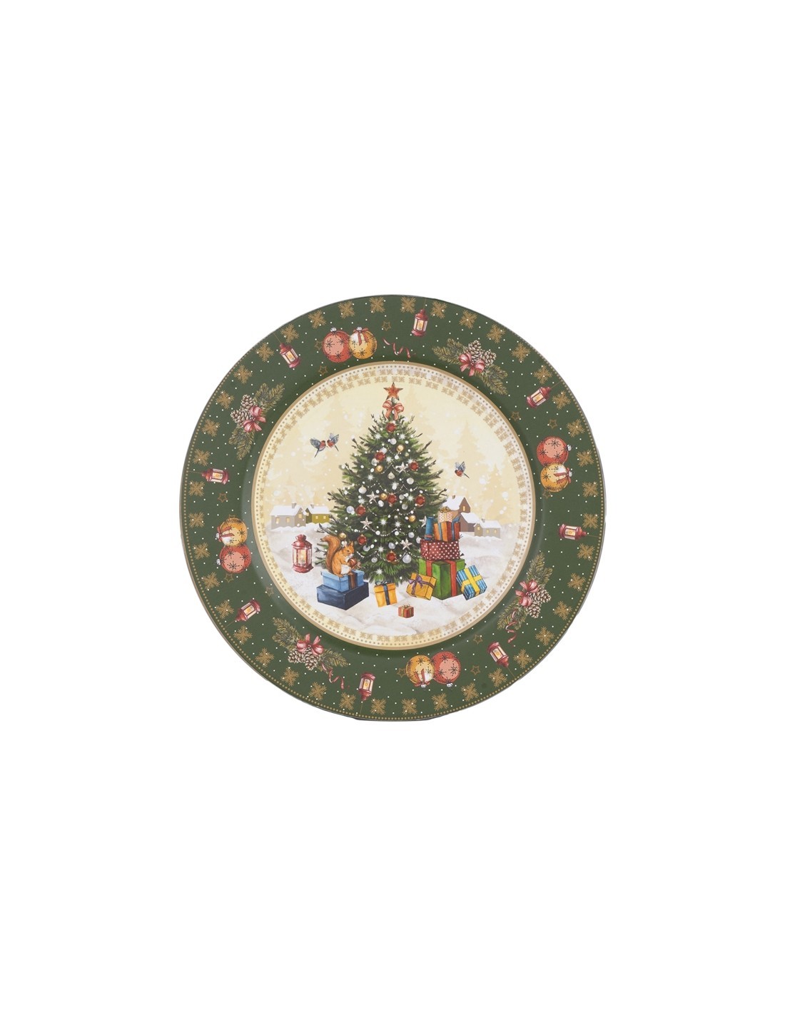 SOTTOPIATTO 138417 ALBERO NATALE 33CM PVC