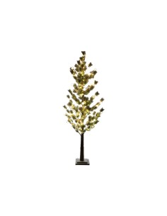 Albero di Natale innevato 139073 altezza 160cm, 272 Luci a Led, in PVC | TreG Ingrosso