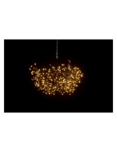 Sfera MicroLED Nera D50cm con 912 LED Bianco Caldo - Porta a Casa la Magia di Natale