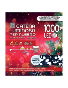 Serie Luminosa - 1000 LED Bianco Freddo Microsatinato da Esterno - La Magia di Natale a Casa Tua