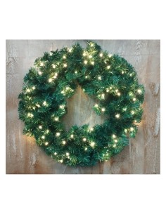 Ghirlanda Verde D100cm con 200 Luci LED - La Magia di Natale a casa tua