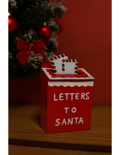 Decorazione di Natale Portalettere Metallo 7x10cm, Addobbi Natalizi, Accessori, La magia di Natale per la casa