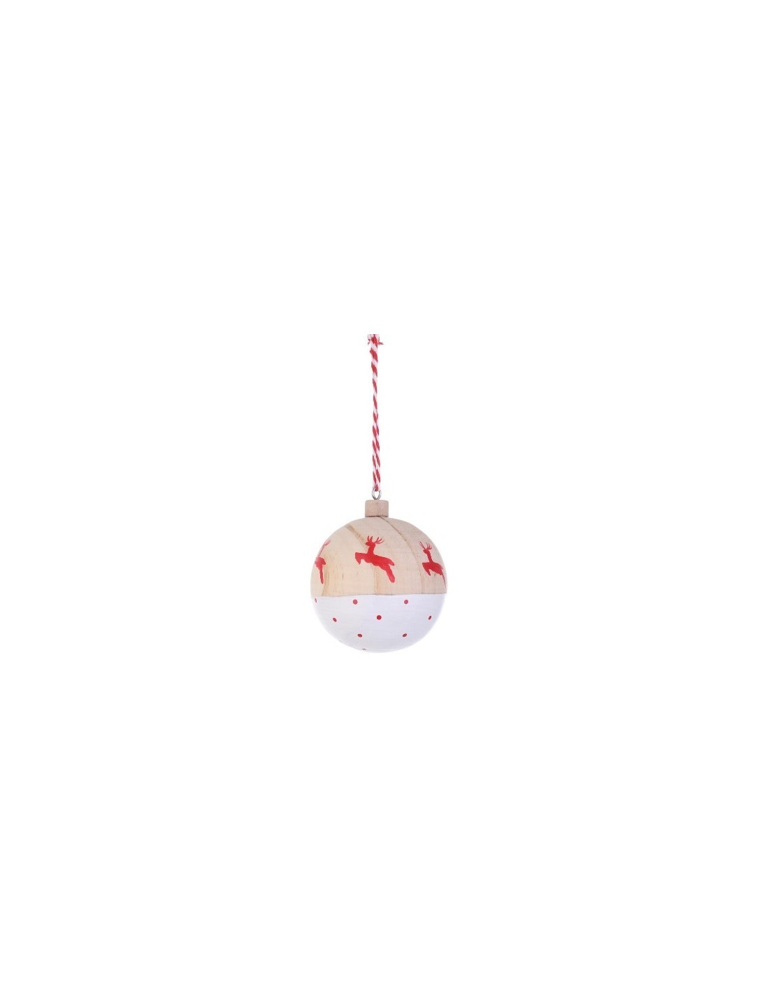 PENDENTE 0974845 YOSHIEL D6,5CM NATURALE/BIANCO