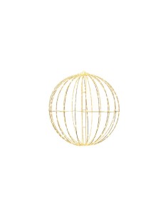 Sfera 3D Bianco di Natale 520 MicroLED Bianco Caldo/Flash - La Magia di Natale scintillante!