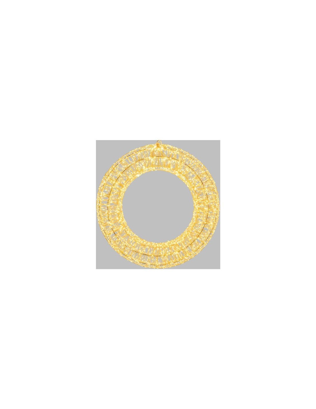 Corona di Natale 3000 MicroLED Bianco Caldo 55CM - La Magia di Natale radiosa!