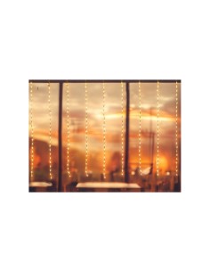 Tenda Luminosa di Natale 360 LED Bianco Freddo 76372 - La Magia di Natale scintillante!