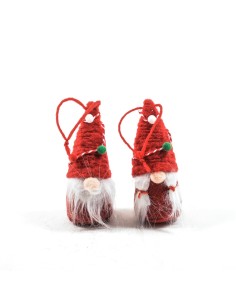 Pendente di Natale Babbo Natale 10 cm assortito, La magia di natale per alberi, decorazioni e centrotavola festivi