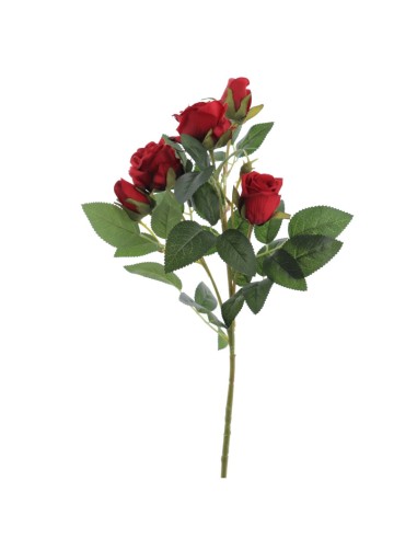 STELO 6912-08 5 BOCCIOLI DI ROSA ROSSI