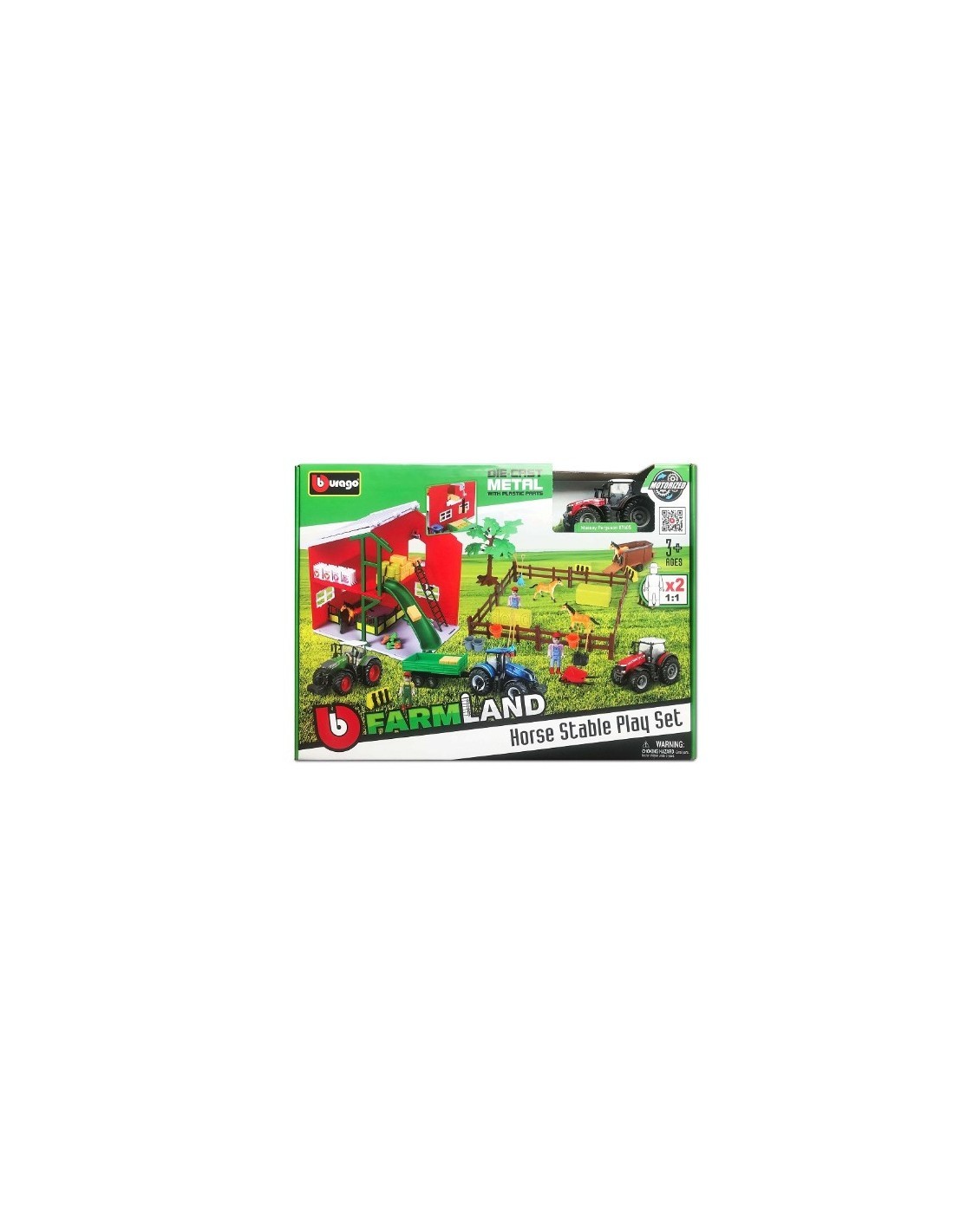 PLAYSET 18-31682 FATTORIA CON CAVALLI E TRATTORE