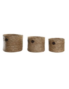 CESTINO DC202602 3 MIS SEAGRASS 35X28CM NATURALE