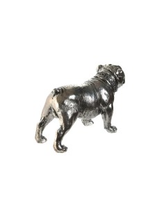FIGURA CANE FD210453 RESINA 29X11X16CM PLATINATO