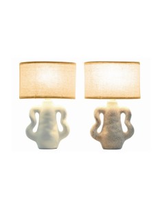 LAMPADA TAVOLO LA210009 PORCELLANA 22X22X34CM ASSORTITO