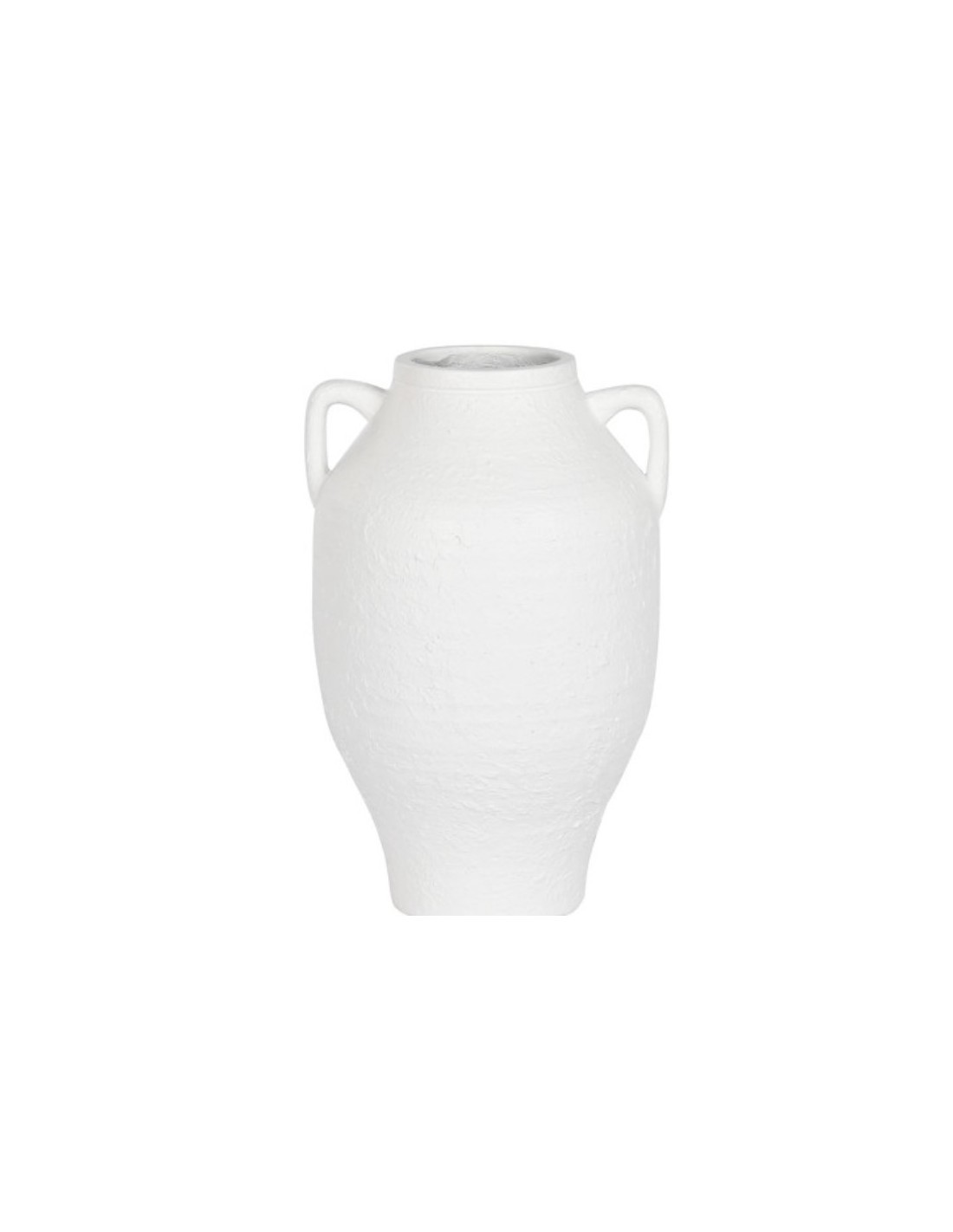 VASO JR212412 FIBRA DI VETRO 30X30X46CM BIANCO