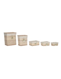 PORTABIANCHERIA DC214672 2 MIS VIMINI/COTONE 47X35X55CM