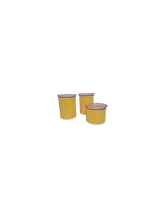 CHEF LINE SET 3 BARATTOLI GIALLO