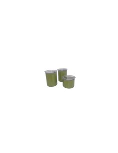 CHEF LINE SET 3 BARATTOLI VERDE
