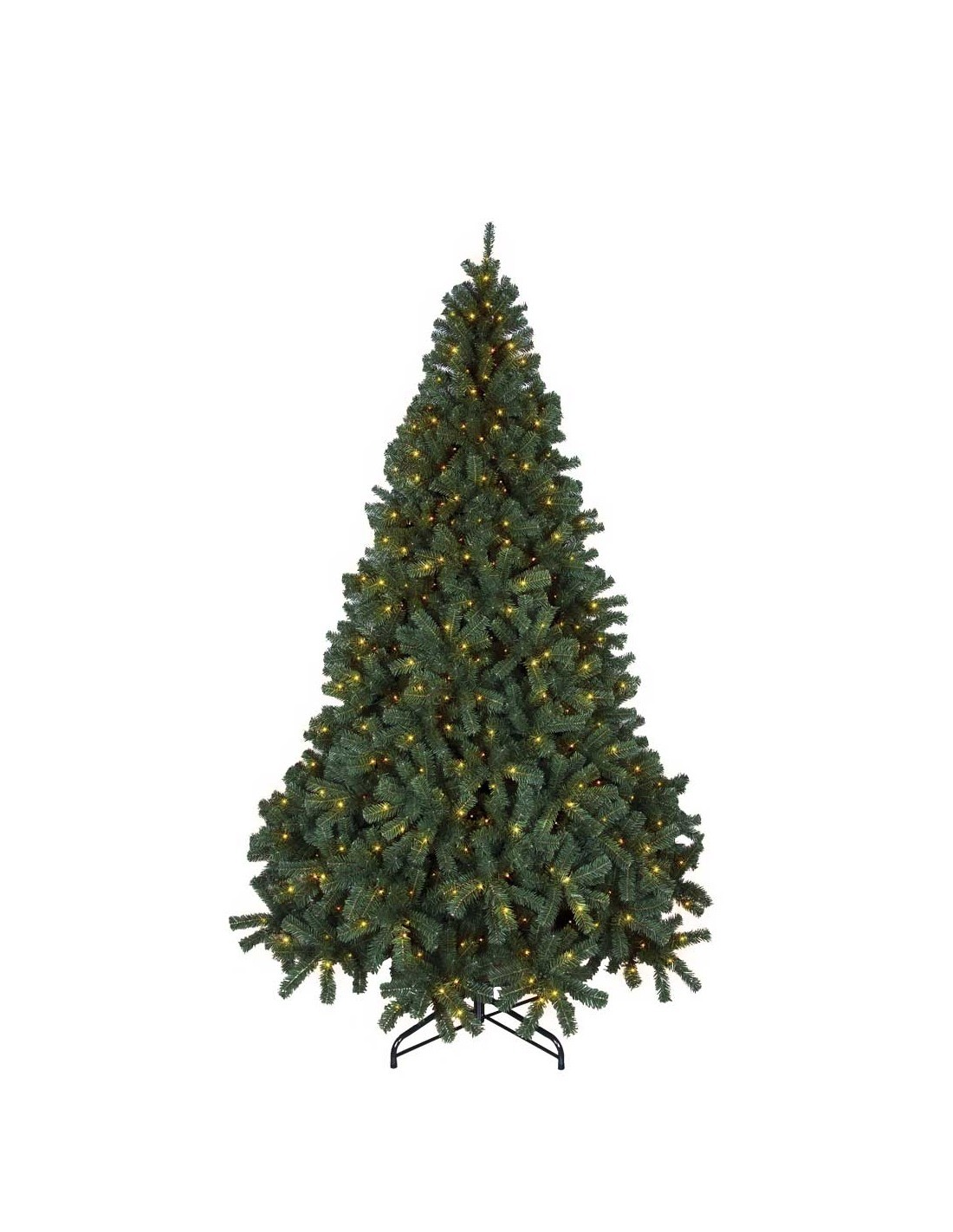 Albero Verde, 360 cm, 1050 LED bianco caldo, giochi di luce, la magia di Natale