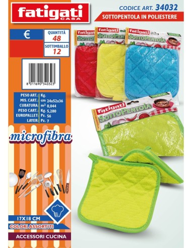SOTTOPENTOLA 34032 POLIESTERE 17X18CM