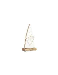 GNOMO 0974945 RAYANE H21,5CM LEGNO BIANCO/ORO