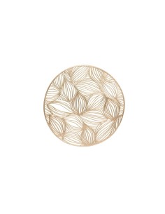 Tovaglietta PVC D38cm Dorato, tovaglietta dorata, accessori tavola, tovaglietta elegante