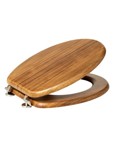 Copriwater "Blackacia" in Legno di Acacia – 46,5x37,3x6,4 cm, Eleganza Naturale per il Bagno