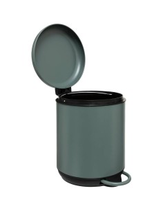 Cestino Duo 5L Ficus 5five, dimensioni 26,5x20,5x27 cm, compatto e moderno, ideale per bagno o cucina, pratico ed elegante