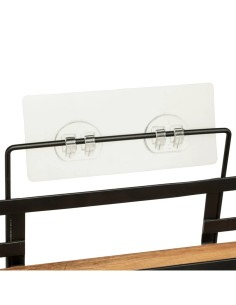 Piatto doccia in acacia a 2 ripiani "Blackacia" – 30x25,5x15,5 cm, Eleganza e Funzionalità 2