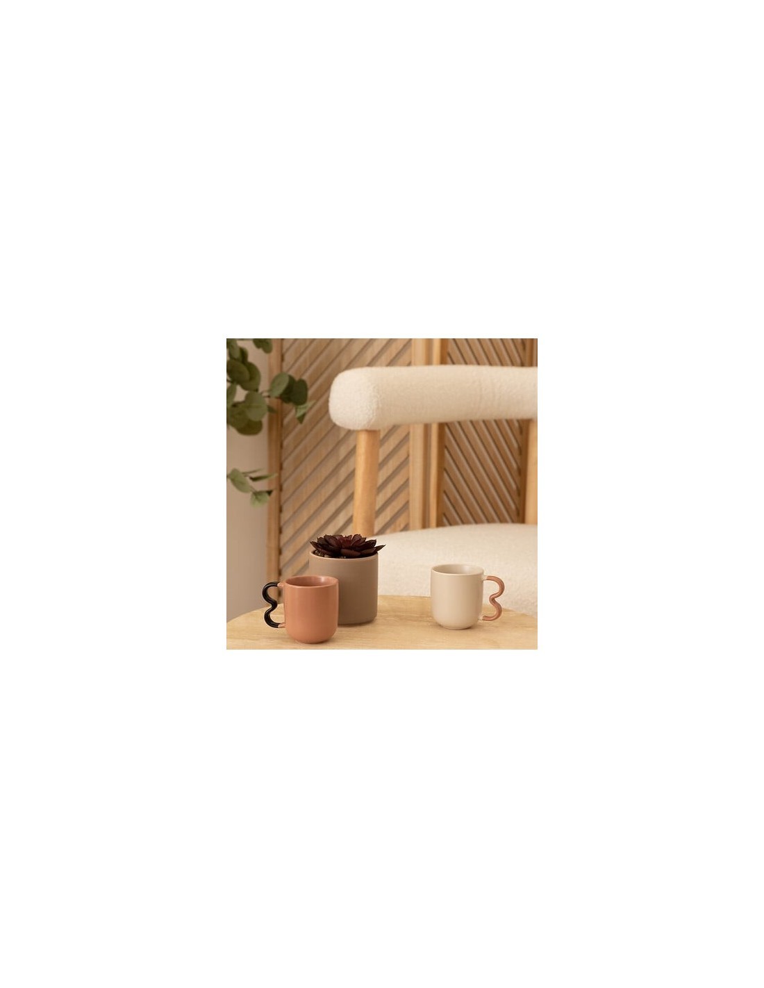 Tazzina Wavy Bliss 12 cl in ceramica colori assortiti