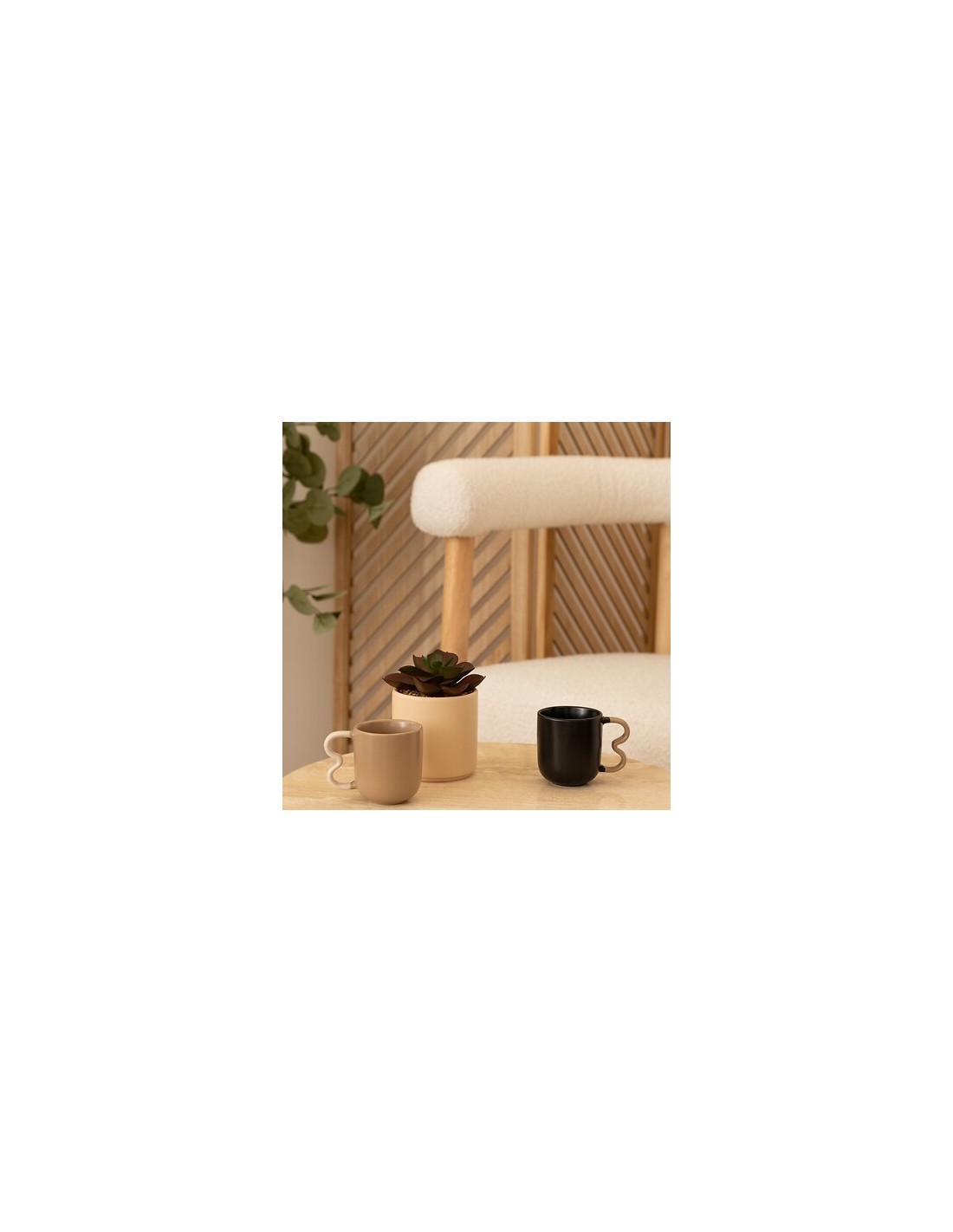 Tazzina Wavy Bliss 12 cl in ceramica colori assortiti