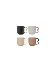 Tazzina Wavy Bliss 12 cl in ceramica colori assortiti