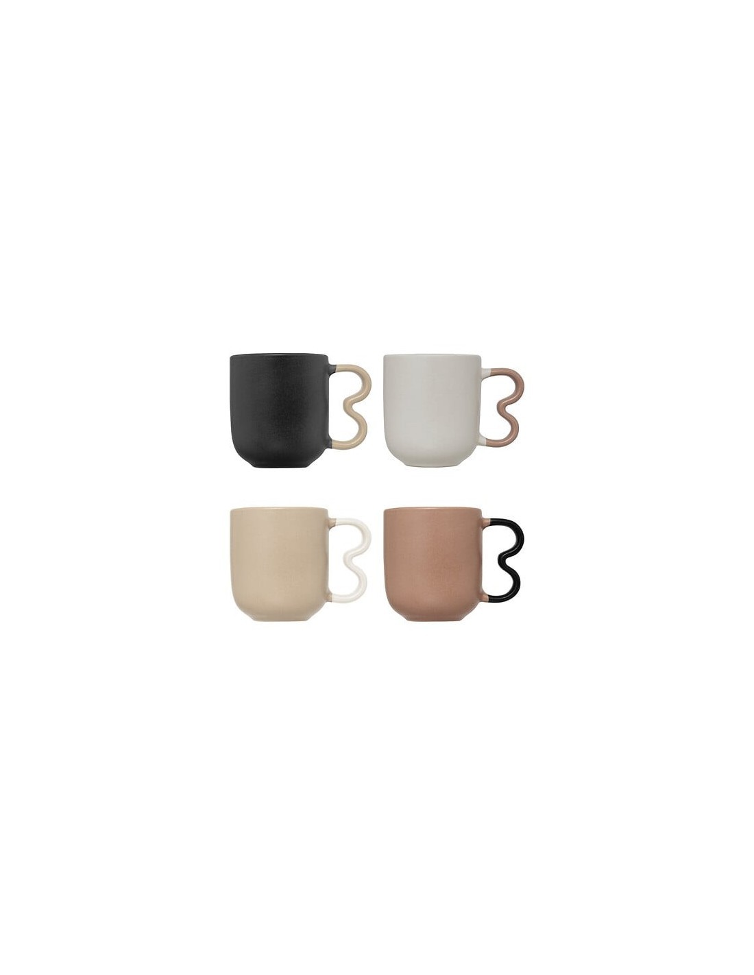 Tazzina Wavy Bliss 12 cl in ceramica colori assortiti