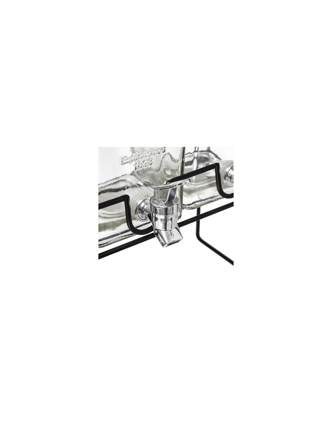 Dispenser moderno in legno 3 x 1,5 L Secret de Gourmet