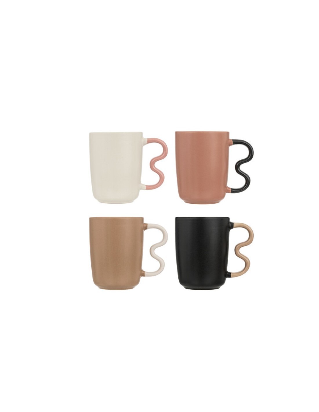 Tazza in ceramica Wavy Bliss 35 cl colori assortiti