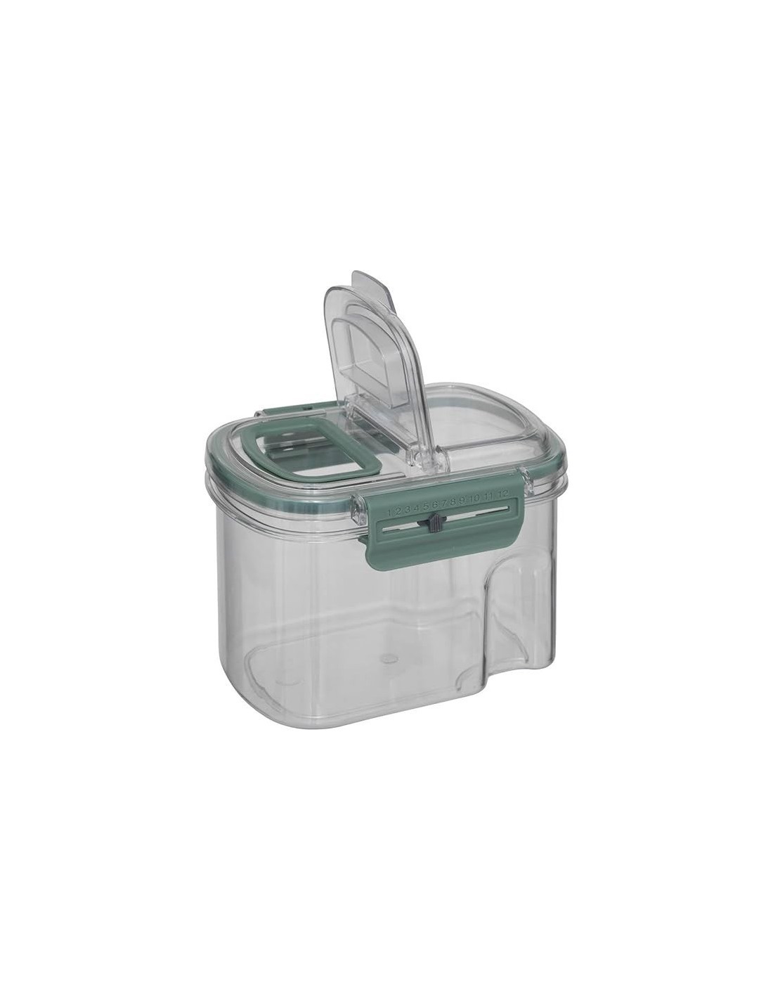 Barattolo ermetico  0,6LT con beccuccio, 4.2 x 10.4 x 10.6 cm, pratico e resistente
