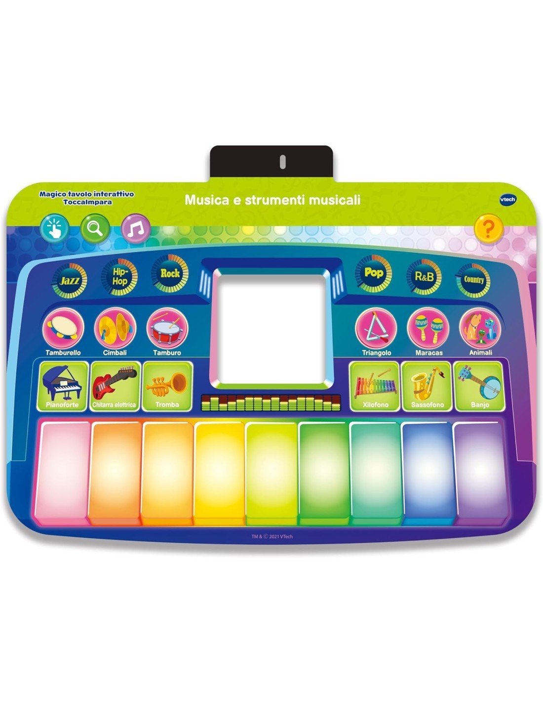 VTech Magico Tavolo Interattivo ToccaImpara - Tavolo Multiattività 5 in 1 per Bambini 3-6 Anni