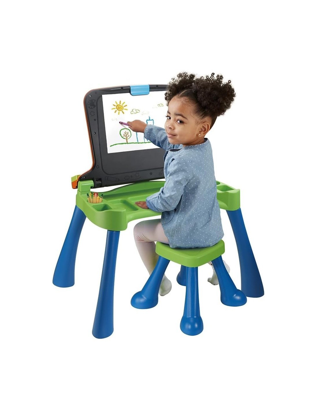 VTech Magico Tavolo Interattivo ToccaImpara - Tavolo Multiattività 5 in 1 per Bambini 3-6 Anni