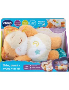 VTech Birba, Dormi e Sogna con Me - Luce Notturna Bambini 0-6 Anni