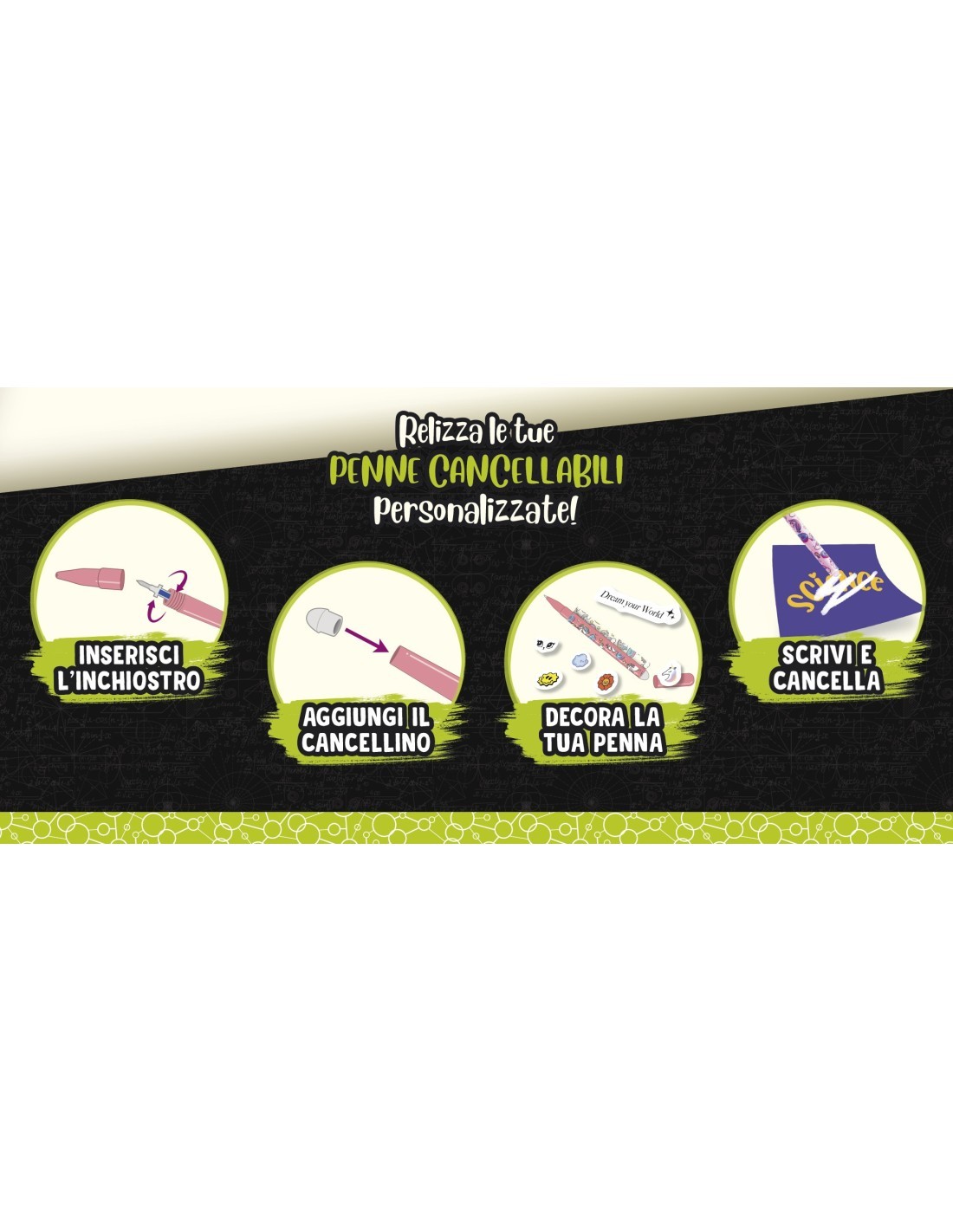 I'M GENIUS LABORATORIO DELLE PENNE CANCELLABILI