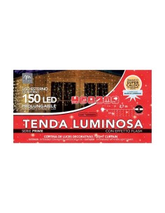 Tenda luminosa di Natale 150 LED bianco supercaldo da esterno 0,9x2,7 m, La magia di natale per decorazioni