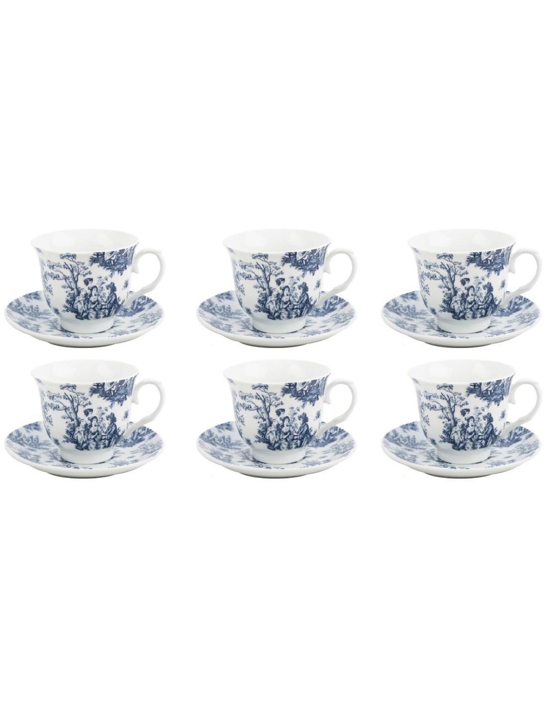 INGLESE SET 6TZ CAFFE 24827 C/PIATTO su TreG Ingrosso